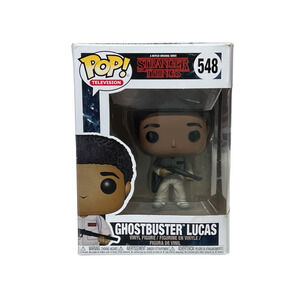 Stranger Things Ghostbuster Lucas Funko Pop #548 Light Box Damage